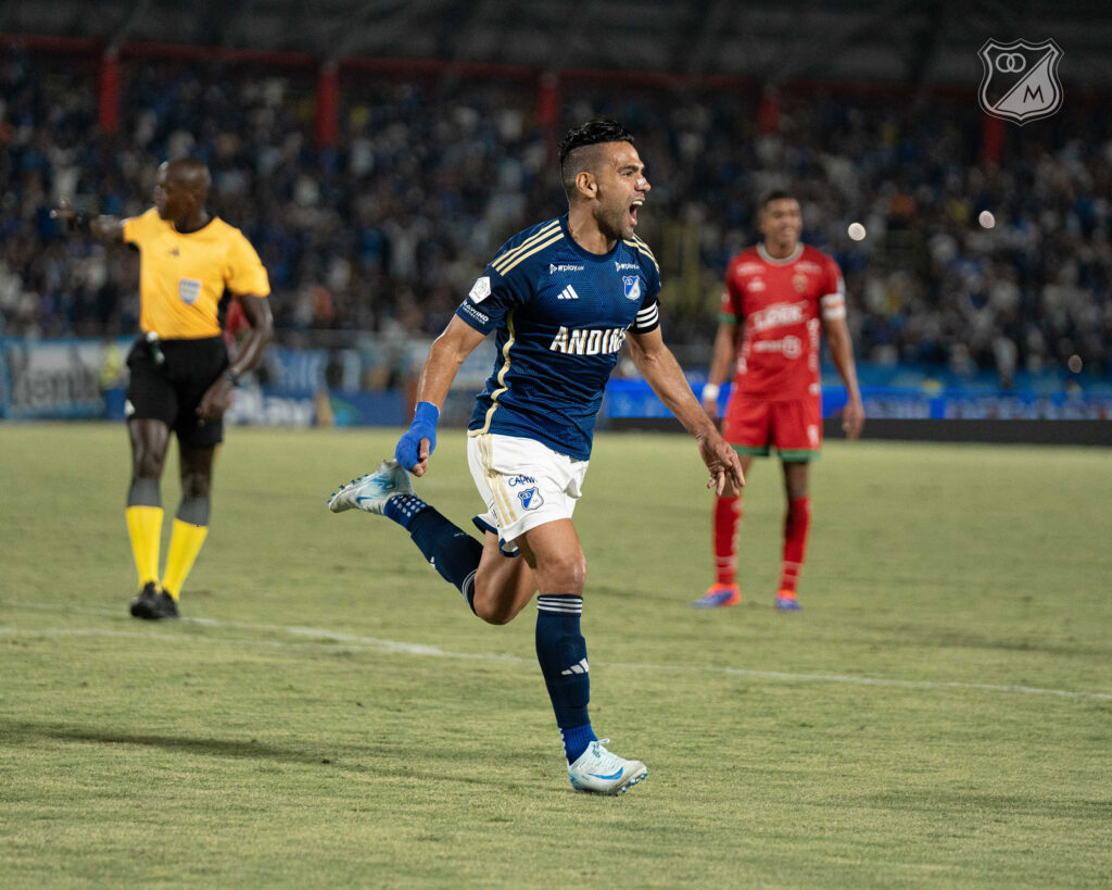 Primer gol de Falcao con Millonarios