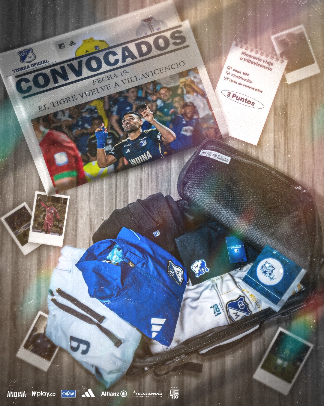 BOYACÁ CHICÓ VS. MILLONARIOS: CONVOCADOS - Millonarios FC